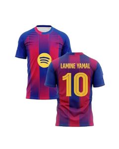 Soccer Official New Latest Trendy Barce Lamine Yamal 19 Home Football Jersey
