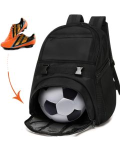 WHACKK Strike Black Soccer Football  Kitbag Backpack